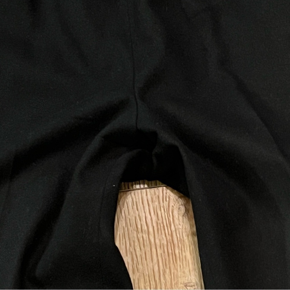 Vtg KORET Wool Pants Women’s Petites 26x28 Black Straight Leg Pockets Lined - Picture 14 of 15